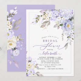 PixDezinesH2 Lila Hydrangea Ro Möhippa Inbjudningar