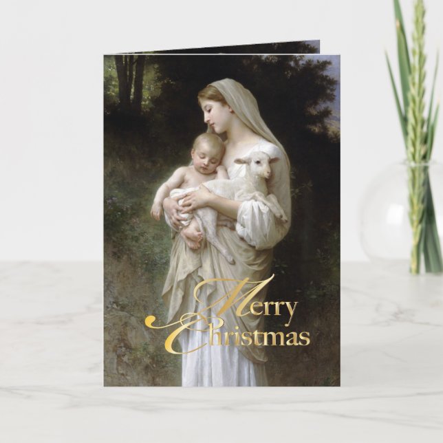 PixDezinves L'oskuld av Bougeureau-tavla Helgkort (Framsida)