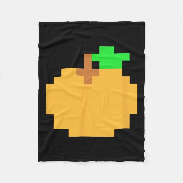 Pixel 8-bitars Arcade Video Game Matching Costume  Fleecefilt (Framsidan)