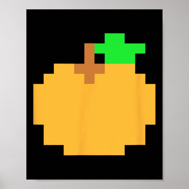Pixel 8-bitars Arcade Video Game Matching Costume  Poster (Framsidan)