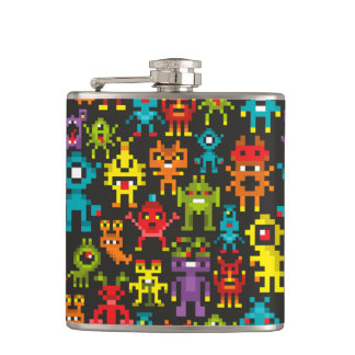 Pixel 8-bitars monster fickplunta