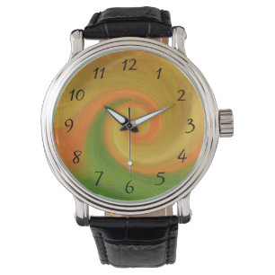 Pixel Abstrakt - höst-wirl Armbandsur