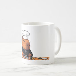 Pixel Art Capybara Kock Mugg