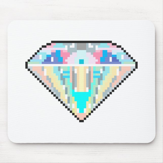 Pixel art diamant gem musmatta (Framsidan)