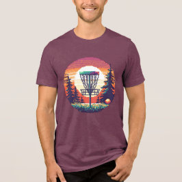 Pixel Art Disk Golf Course T Shirt
