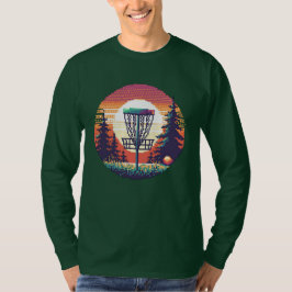 Pixel Art Disk Golf Course T Shirt