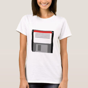 Pixel art-diskett t shirt