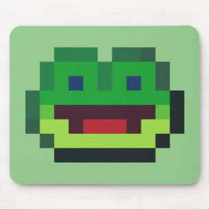 Pixel Art Frog Mouse Pad Musmatta