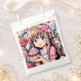 Pixel Art Girl's Birthday Girl