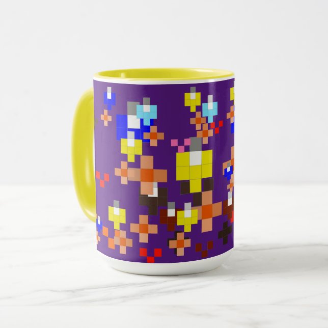Pixel Art Impressionism - Sommaren 2023 Mugg (Framsida vänster)