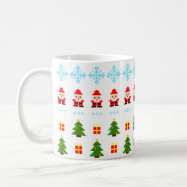 Pixel Art-jul Kaffemugg