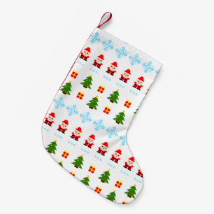 Pixel Art Jul Liten Julstrumpa