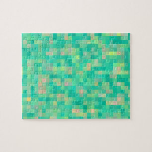 Pixel Art Multifärgad Mönster Pussel