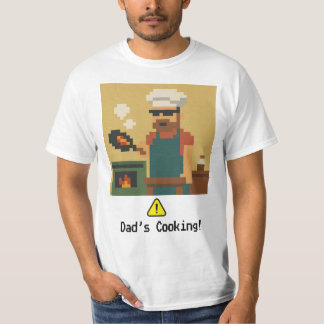 Pixel Art Pappa's Cooking T Shirt