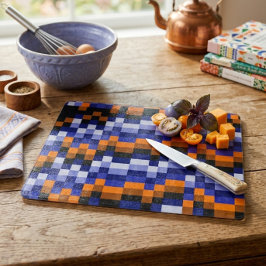 Pixel Art Pop Dekorativ Glasskärbräda