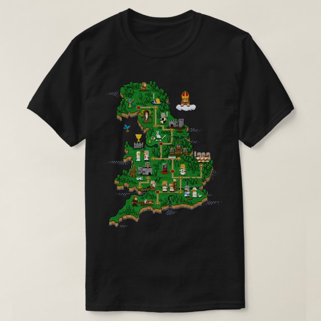 Pixel Art Python T Shirt (Design framsida)