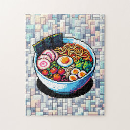 Pixel Art Ramen Noodles Pussel