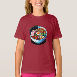 Pixel Art Ramen Noodles T Shirt