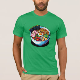 Pixel Art Ramen Noodles T Shirt