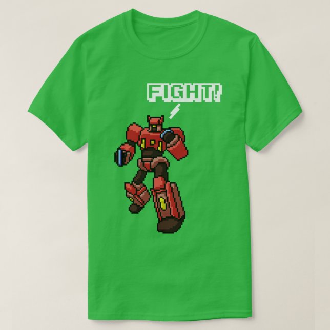 Pixel Art Robot T Shirt (Design framsida)