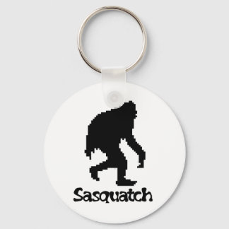 Pixel Art Sasquatch Nyckelring