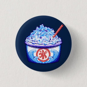 Pixel Art Shavre Ice-knapp Knapp
