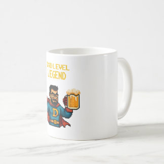 Pixel Art Supershjälte Pappa Mugg, Fars dag Gift Kaffemugg