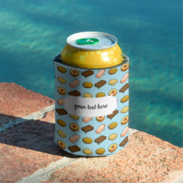 Pixel Art Tasty Cookie Biscuit Mönster can Cooler
