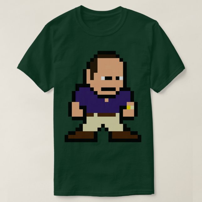 Pixel Art Tony Soprano T Shirt (Design framsida)