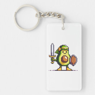 Pixel Avocado Warrior - 8-bitars Retro-speltecken