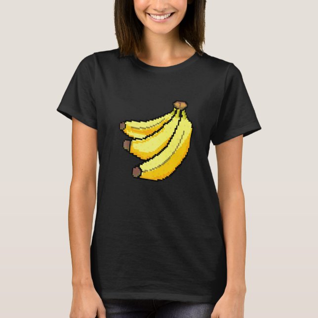 Pixel  Banan T Shirt (Framsida)
