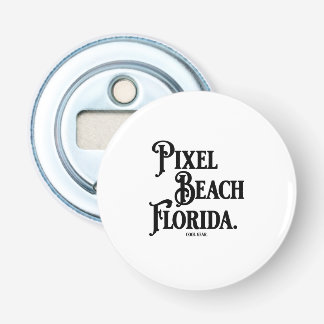 Pixel Beach Florida Knapp Flasköppnare