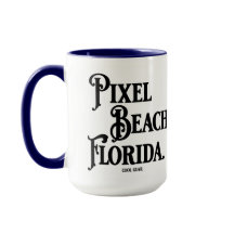Pixel Beach Florida Mugg