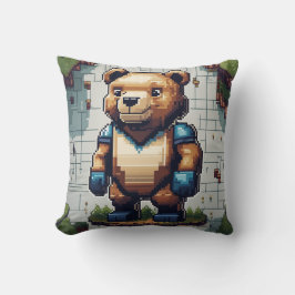 Pixel Bear Kudde