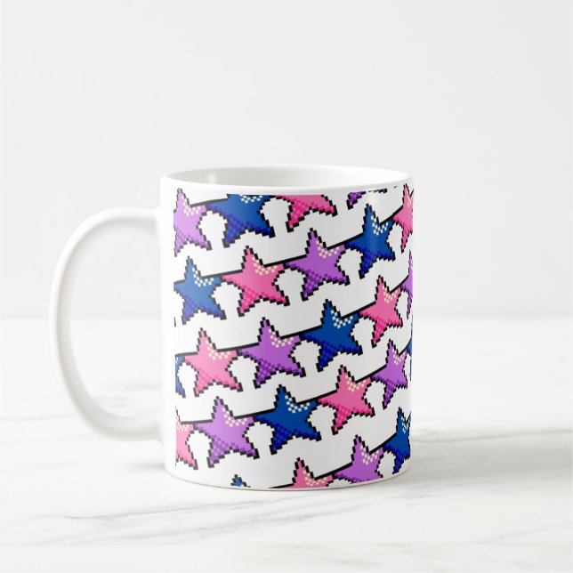Pixel Bi Star Mug Kaffemugg (Vänster)