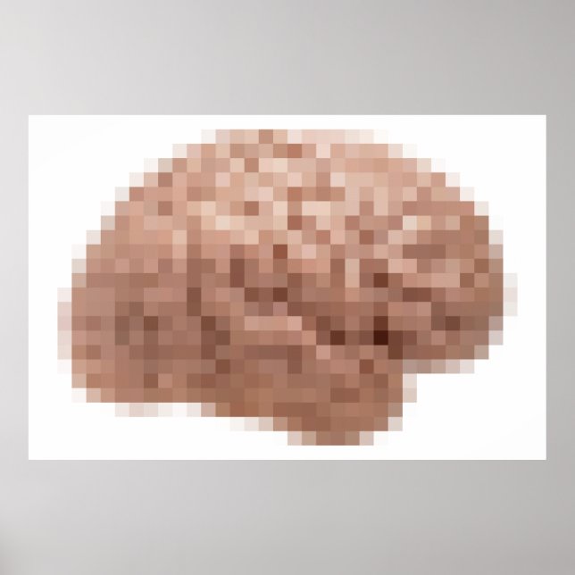 Pixel Brain Poster (Framsidan)