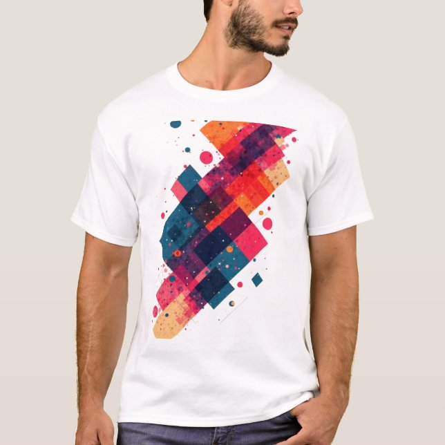 Pixel Burst T Shirt (Framsida)