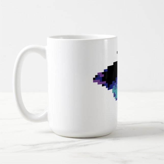 Pixel Butterfly Kaffemugg (Vänster)