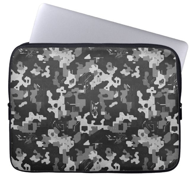 Pixel Camo Stealth Laptop Fodral (Framsidan)