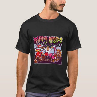 Pixel Cartoon Action T-shirt READY INSIDE Design