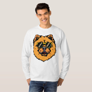Pixel Chow Chow T Shirt