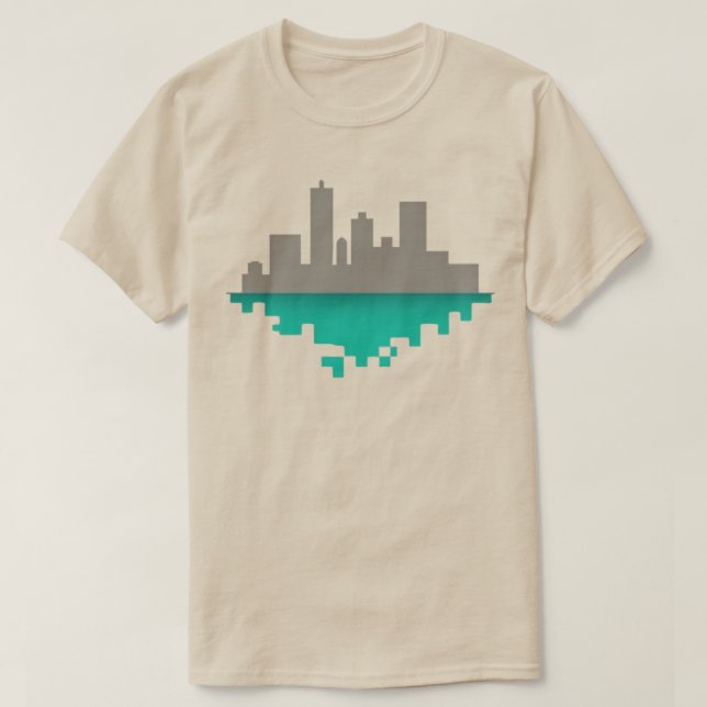 PIXEL CITY SKYLINE T SHIRT (Design framsida)
