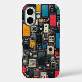 Pixel Clash-fall för unik konst