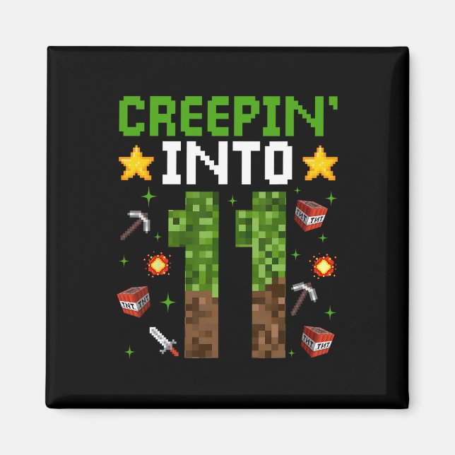 Pixel Creepin’ to 11 Video G Magnet (Framsidan)