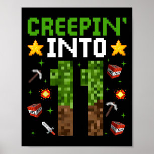 Pixel Creepin’ to 11 Video G Poster