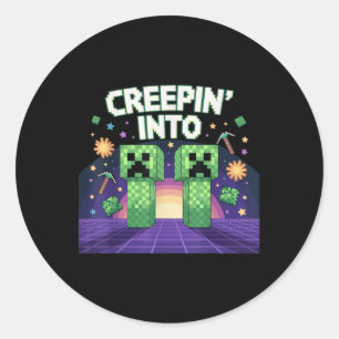 Pixel Creepin’ to 11 Video G Runt Klistermärke