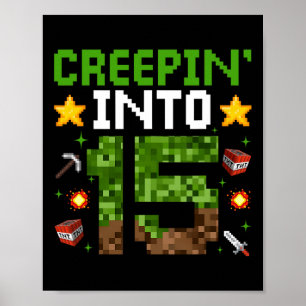 Pixel Creepin’ to 15 Video G Poster