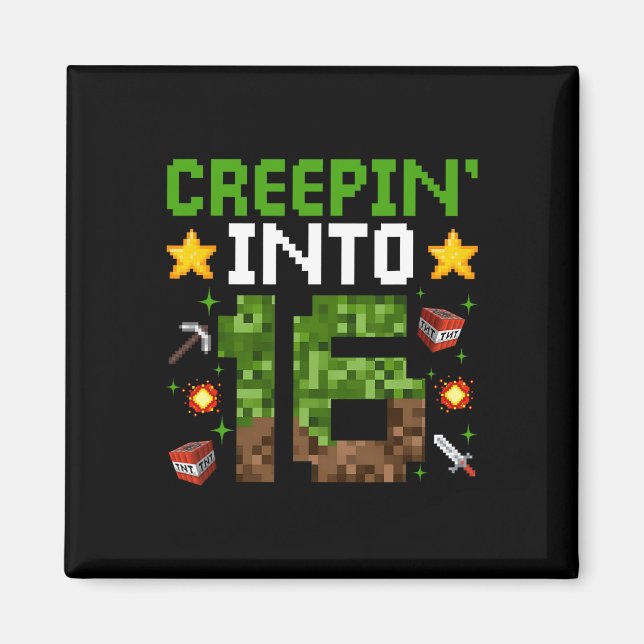 Pixel Creepin’ to 16 Video G Magnet (Framsidan)