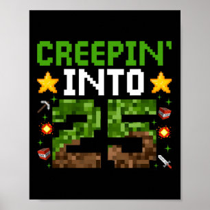 Pixel Creepin’ to 25 Video G Poster