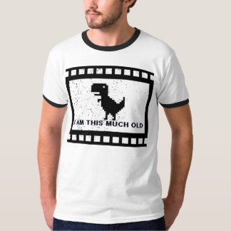 Pixel Dino Veteran - Jag är så här gammal - Retro T Shirt